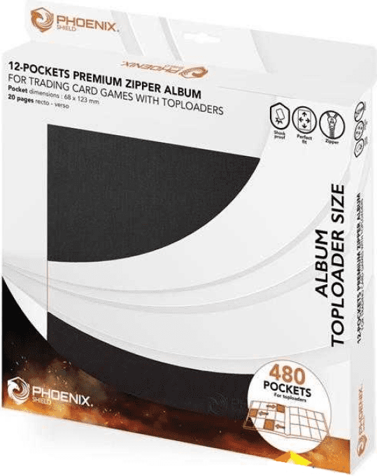 Classeur Toploader Zip (480) Phoenix Shield