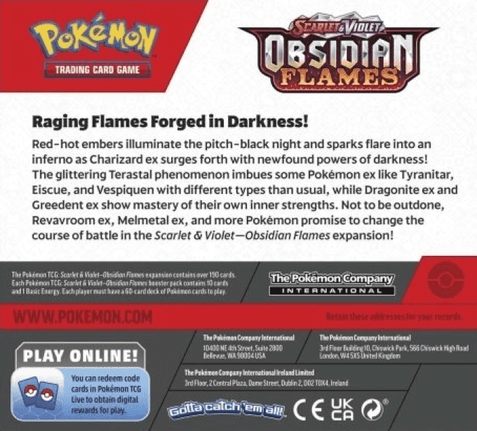 Display - EV03 - FLAMMES OBSIDIENNES - 36x BOOSTERS FR