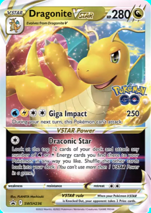 Coffret - Dracolosse VStar  Pokemon Go - FR