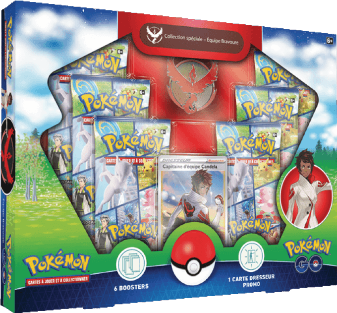 Coffret Collection Pokemon Go - Equipe Bravoure, Sagesse, Intuition - FR