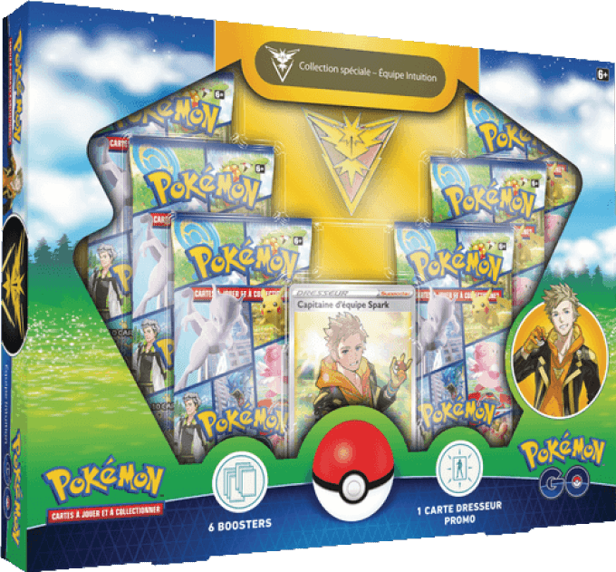 Coffret Collection Pokemon Go - Equipe Bravoure, Sagesse, Intuition - FR